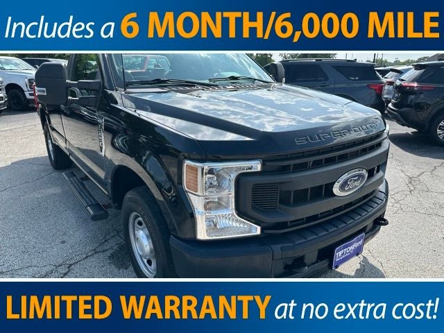 2022 Ford F-250SD XL in Agate Black Metallic — front three-quarter view