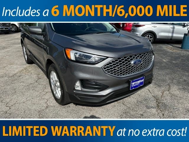 2024 Ford Edge SEL in Carbonized Gray Metallic — front three-quarter view