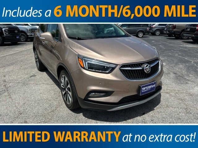 2019 Buick Encore Essence in Coppertino Metallic — front three-quarter view