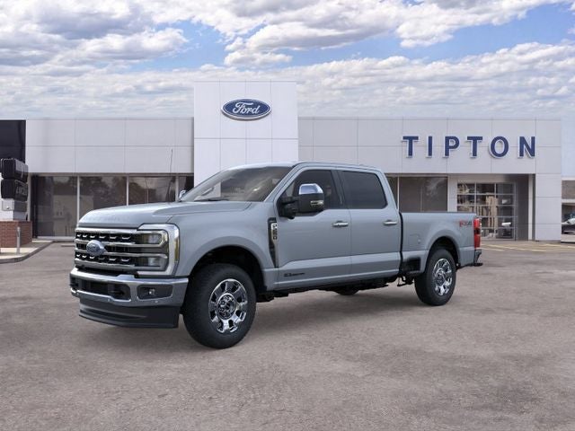 2026 Ford F-250SD Lariat in Gray Metallic — front three-quarter view
