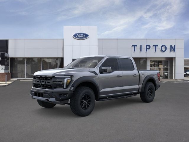 2026 Ford F-150 Raptor in Carbonized Gray Metallic — front three-quarter view