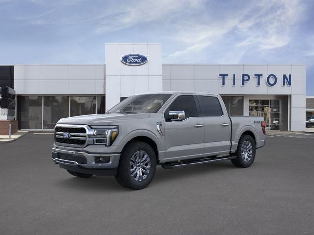 2026 Ford F-150 Lariat in Avalanche — front three-quarter view