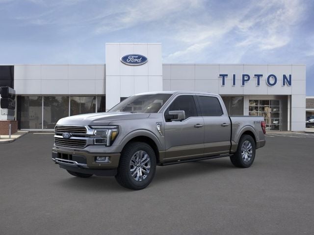 2026 Ford F-150 King Ranch in Carbonized Gray Metallic — front three-quarter view
